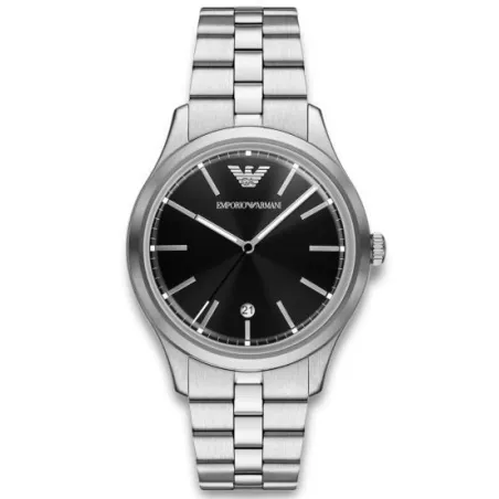 Reloj Emporio Armani Dario Plateado y Negro Analógico Hombre AR11732