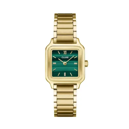 Reloj Cluse Gracieuse Petite Mujer Dorado y Verde Analógico CW11828