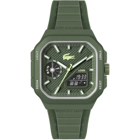 Reloj Lacoste LC33 Square Verde Analógico-Digital Unisex 2011505
