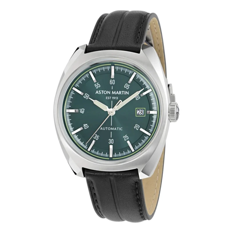 Reloj Aston Martin TS2 Timeless Plateado, Verde y Negro Automático Hombre MTTS2S603