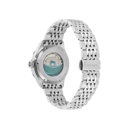 Reloj Aston Martin TS1 Timeless Plateado y Azul Automático Hombre MTTS1S603