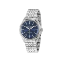 Reloj Aston Martin TS1 Timeless Plateado y Azul Automático Hombre MTTS1S603