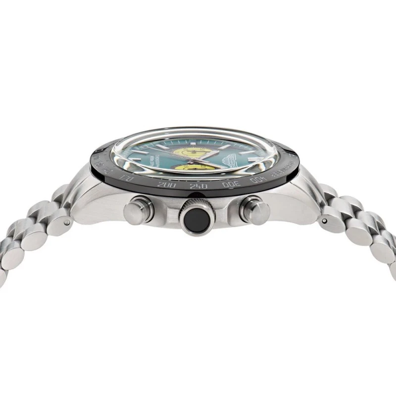 Reloj Aston Martin SPT Icon Plateado y Verde Cronógrafo Hombre MTIS1F502