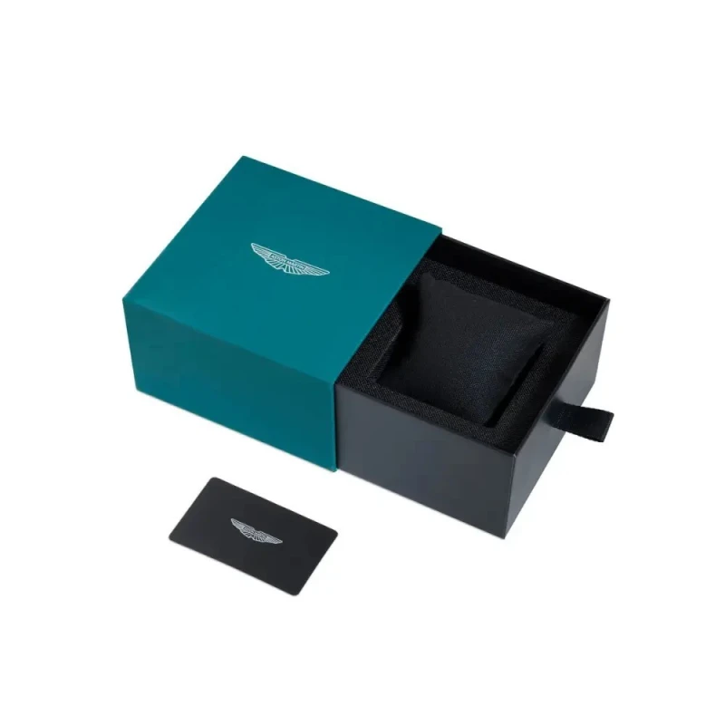 Reloj Aston Martin SPT Icon Plateado y Verde Cronógrafo Hombre MTIS1F502