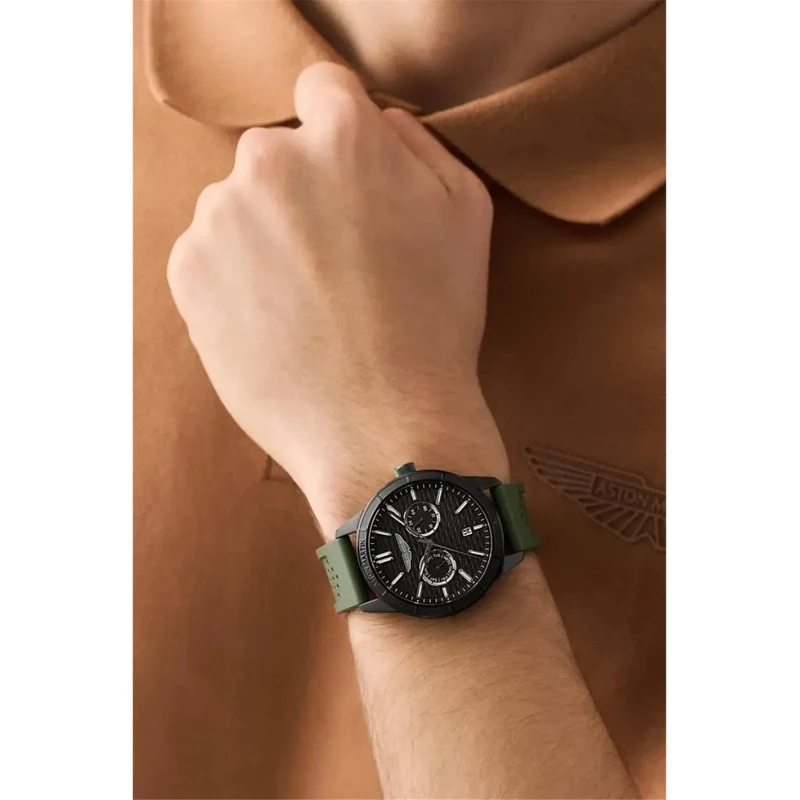 Reloj Aston Martin HDL Icon Verde y Negro Cronógrafo Hombre MTIH2S604