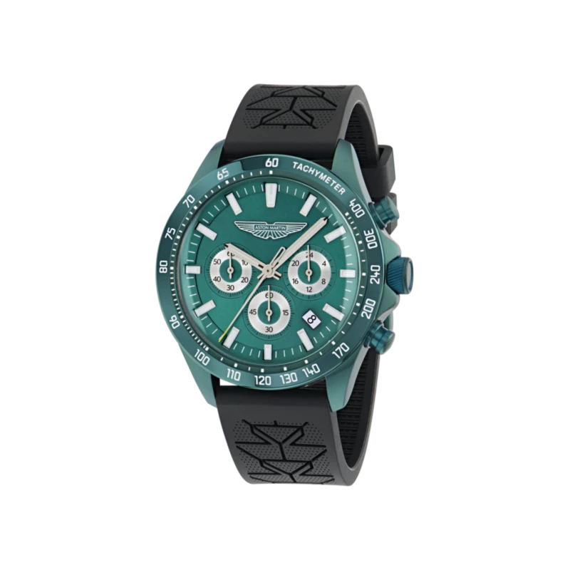 Reloj Aston Martin SPT Icon Verde y Negro Cronógrafo Hombre MTIS2S605