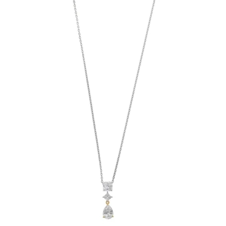 Gargantilla Salvatore Plata Baño Rodio y Circonitas Blancas 136C0437
