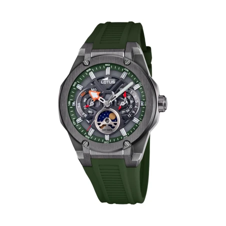 Reloj Lotus Vortex Lunar Verde Multifunción Hombre 18946/5