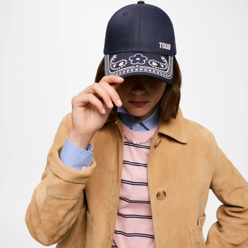 Gorra TOUS Motifs Paisley Azul Marino 2002439233