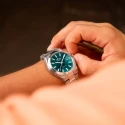 Reloj Lotus Plateado y Azul Automático Hombre 18996/4