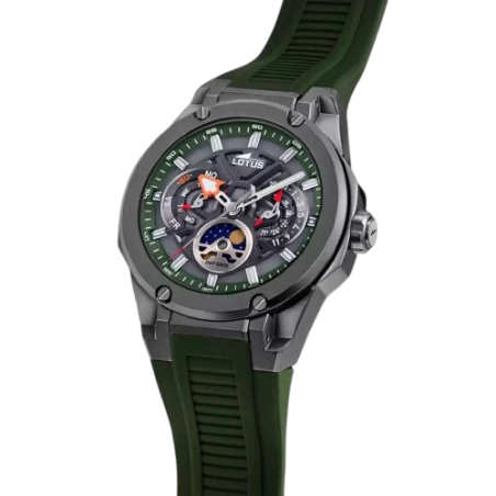 Reloj Lotus Vortex Lunar Verde Multifunción Hombre 18946/5