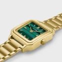 Reloj Cluse Gracieuse Petite Mujer Dorado y Verde Analógico CW11828