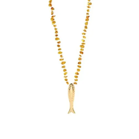 Collar Midi Agatha Paris Calma Pez Baño Oro 02680488-236-TU