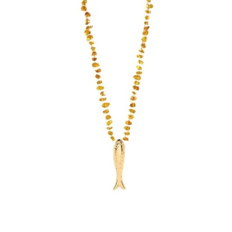 Collar Midi Agatha Paris Calma Pez Baño Oro 02680488-236-TU