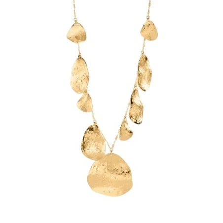 Collar Midi Agatha Paris Calma Pétalos Baño Oro 02680481-157-TU