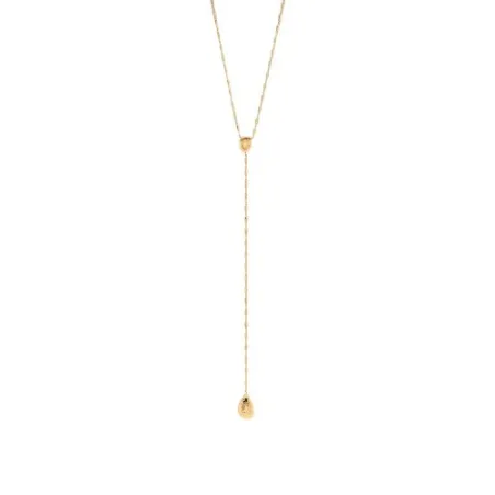 Collar Largo Agatha Paris Calma Gota Baño Oro 02680485-157-TU