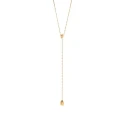 Collar Largo Agatha Paris Calma Gota Baño Oro 02680485-157-TU