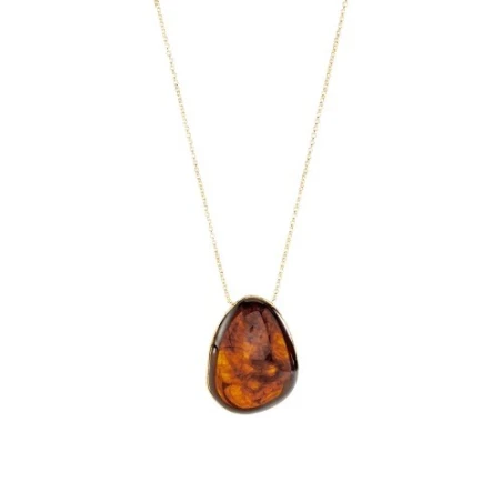 Collar Midi Agatha Paris Calma Baño Oro y Acetato Marrón 02680486-236-TU