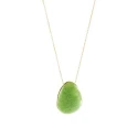 Collar Midi Agatha Paris Calma Baño Oro y Acetato Verde 02680486-658-TU