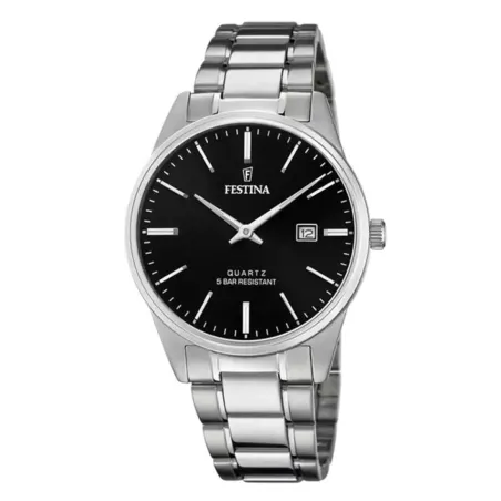 Reloj Festina Classics Plateado y Negro Analógico Hombre F20511/4