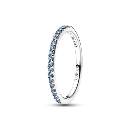 Anillo Pandora Plata y Circonitas Azules 192999C03