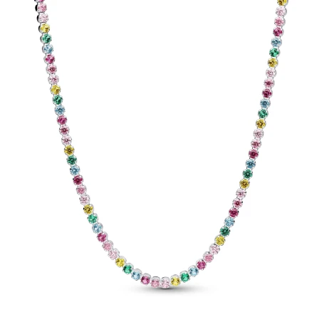 Collar Pandora Plata y Circonitas Multicolor 394648C01-40