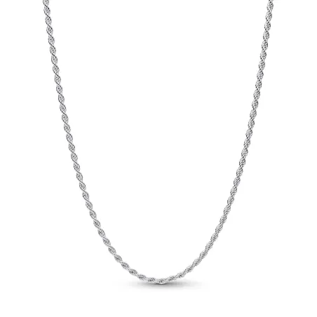 Collar Pandora Cadena Cuerda Plata 394687C00-70