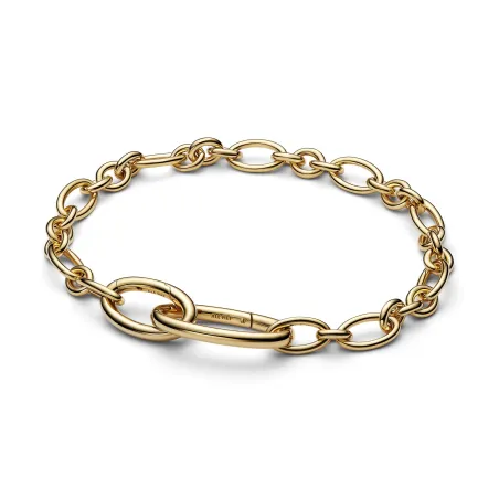 Pulsera Pandora Eslabones Ovalados Baño Oro 564678C00