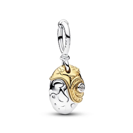 Charm Colgante Pandora Disney Moana Corazón de Te Fiti Bicolor y Diamante Creado en Laboratorio 764385C01