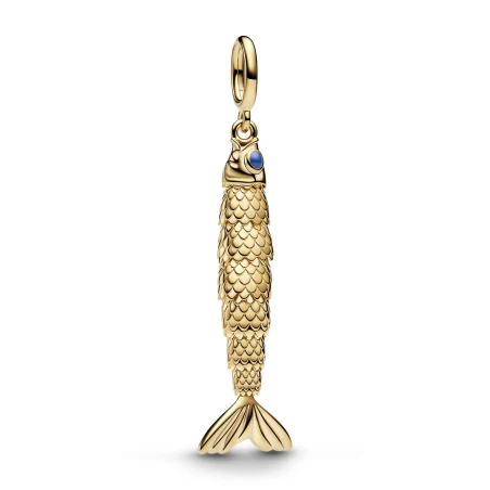 Charm Pandora Pez Articulado Baño Oro 764686C01