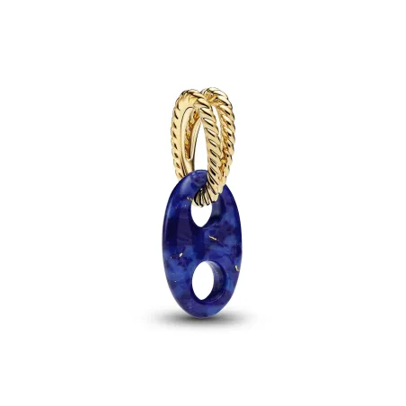 Charm Colgante Cuerda Marina y Eslabón Azul 764692C01