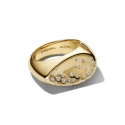 Anillo Pandora Anillo Pandora Sello Ovalado Baño Oro y Circonitas Blancas 164671C01