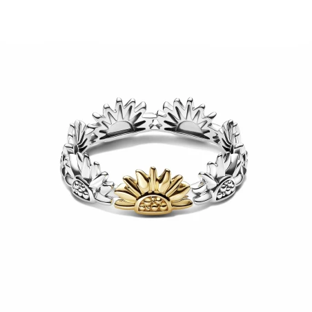 Anillo Pandora Amanecer Bicolor 164702C00
