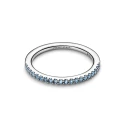 Anillo Pandora Plata y Circonitas Azules 192999C03