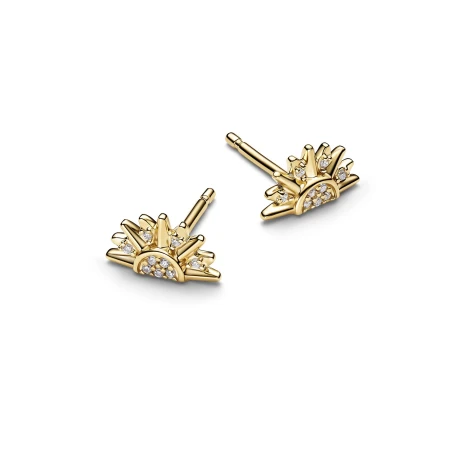 Pendientes Pandora Amanecer Baño Oro 264627C01