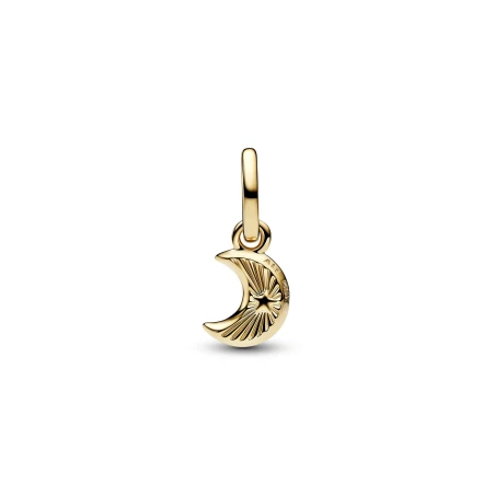 Charm Colgante Pandora Me Mini Luna Baño Oro y Madre Perla 764614C01