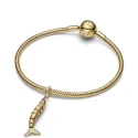 Charm Pandora Pez Articulado Baño Oro 764686C01