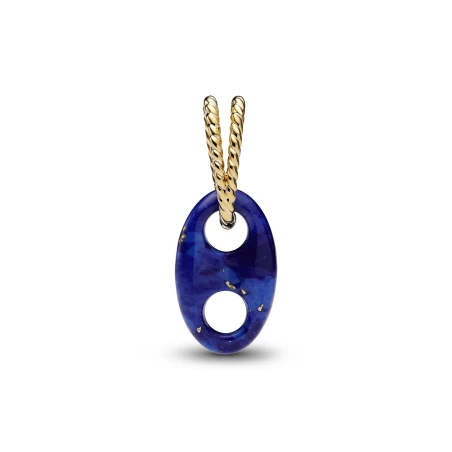 Charm Colgante Cuerda Marina y Eslabón Azul 764692C01