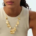 Collar Midi Agatha Paris Calma Pétalos Baño Oro 02680481-157-TU