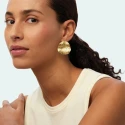 Pendientes Cortos Agatha Paris Calma Pétalo Baño Oro 02380796-157-TU