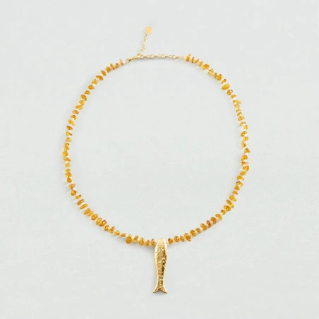 Collar Midi Agatha Paris Calma Pez Baño Oro 02680488-236-TU