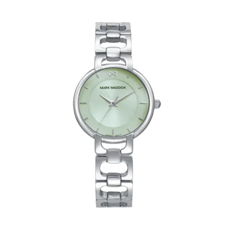Reloj Mark Maddox Plateado y Verde Analógico Mujer MM1035-67