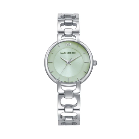 Reloj Mark Maddox Plateado y Verde Analógico Mujer MM1035-67