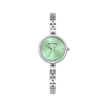 Reloj Mark Maddox Plateado y Verde Analógico Mujer MM1040-67