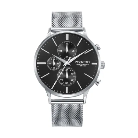 Reloj Viceroy Dress Plateado y Negro Cronógrafo Hombre 401499-57
