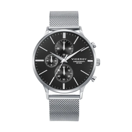Reloj Viceroy Dress Plateado y Negro Cronógrafo Hombre 401499-57