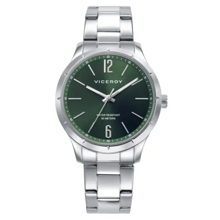 Reloj Viceroy Dress Plateado y Verde Analógico Hombre 401493-65