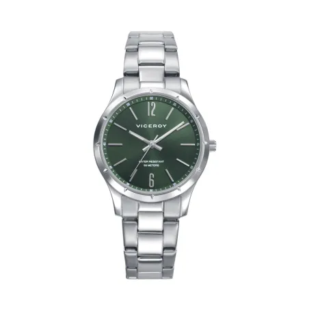Reloj Viceroy Dress Plateado y Verde Analógico Mujer 401342-65