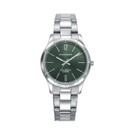 Reloj Viceroy Dress Plateado y Verde Analógico Mujer 401342-65