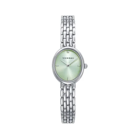Reloj Viceroy Kiss Plateado y Verde Analógico Mujer 41166-67